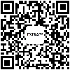 en qr-kod med en vit ruta