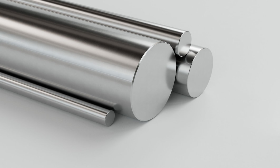 a group of metal rods