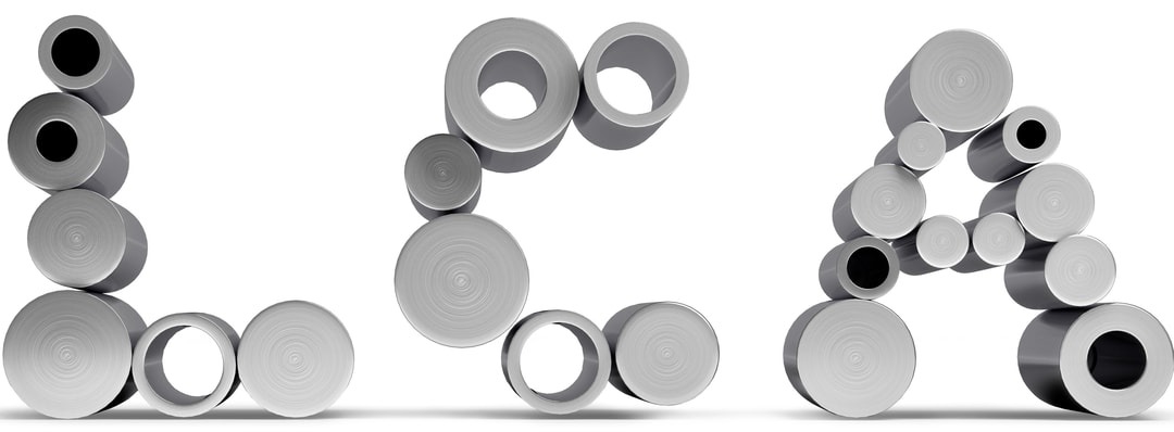 a group of grey objects