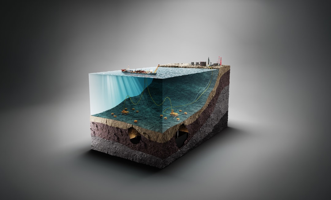 ett tvärsnitt av en vattenförekomst