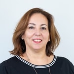 a person smiling for a picture