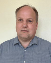 a person in a checkered shirt