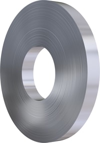 a roll of strip steel
