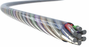 en närbild av ett rör