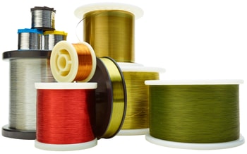 ultra-fine wires on spools