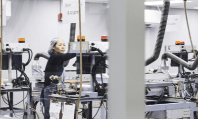a person working in a factory