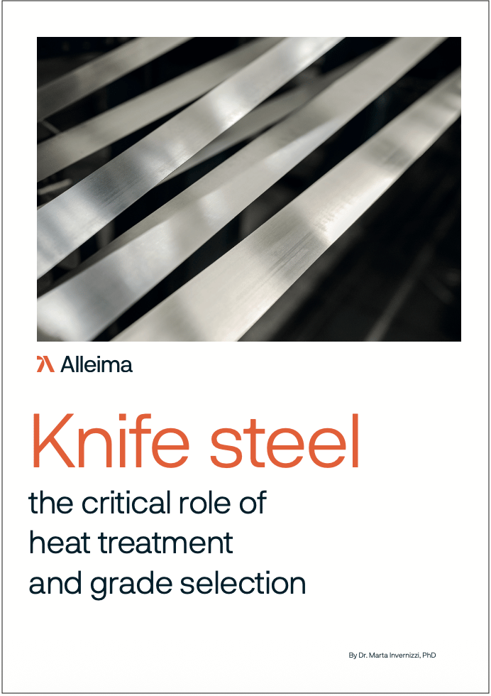 a book cover of a knife steel