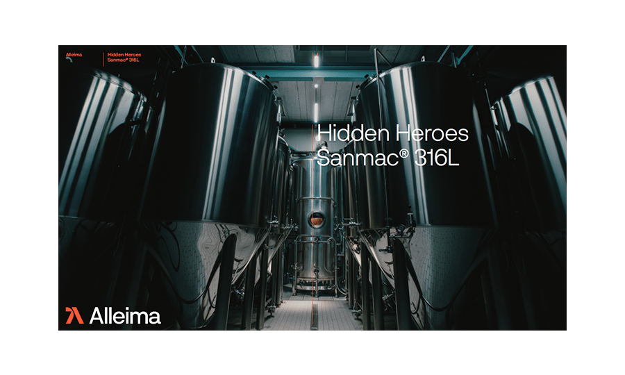 a large silver tanks in a room