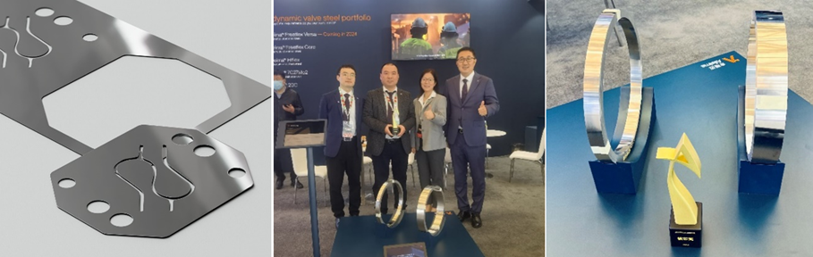 en grupp människor som står framför ett podium